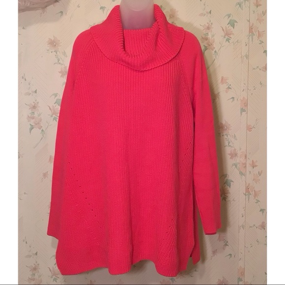 Lands' End Sweaters - Lands’ End Pink Turtleneck Sweater